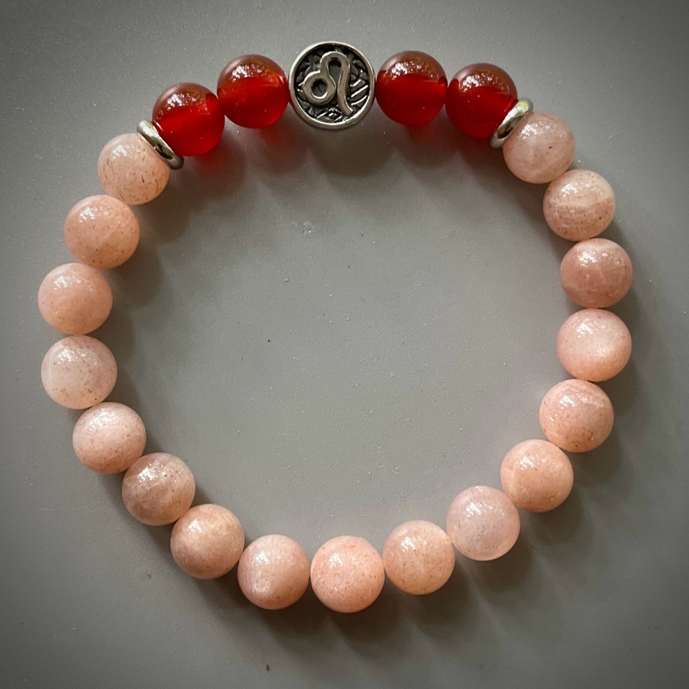 Leo ♌️ Zodiac Energizing Spirit Strengthening Handcrafted Bead Bracelet